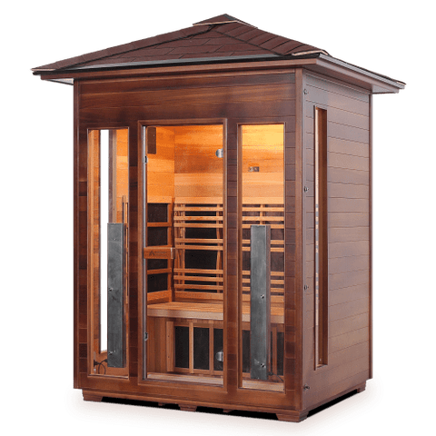 Image of Enlighten Diamond - 3 Person Indoor/Outdoor Hybrid Sauna