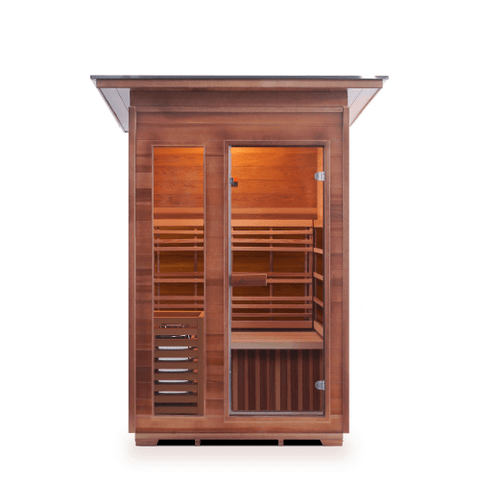 Image of Enlighten SunRise - 2 Person Indoor/Outdoor Traditional Sauna