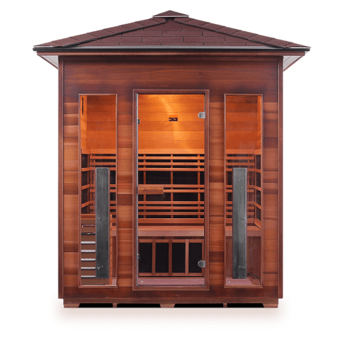 Image of Enlighten Diamond - 4 Person Indoor/Outdoor Hybrid Sauna