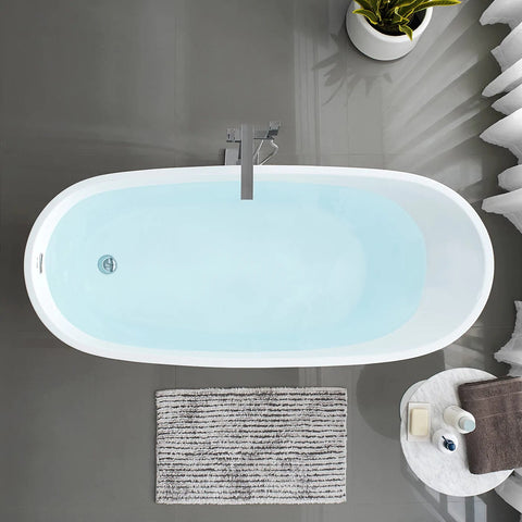 Image of Swiss Madison Sublime 67" Single Slipper Freestanding Bathtub