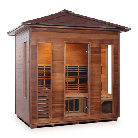 Image of Enlighten Diamond - 5 Person Indoor/Outdoor Hybrid Sauna