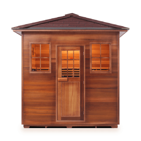 Image of Enlighten Sierra 5 Person Outdoor/Indoor Infrared Sauna
