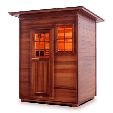 Image of Enlighten Sierra 3 Person Outdoor/Indoor Infrared Sauna