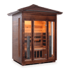 Enlighten Rustic 3 Person Outdoor/Indoor Infrared Sauna