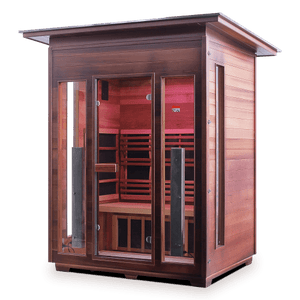 Enlighten Diamond - 3 Person Indoor/Outdoor Hybrid Sauna