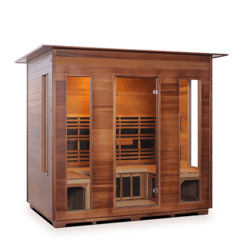 Image of Enlighten Diamond - 5 Person Indoor/Outdoor Hybrid Sauna