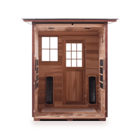 Image of Enlighten Sierra 3 Person Outdoor/Indoor Infrared Sauna