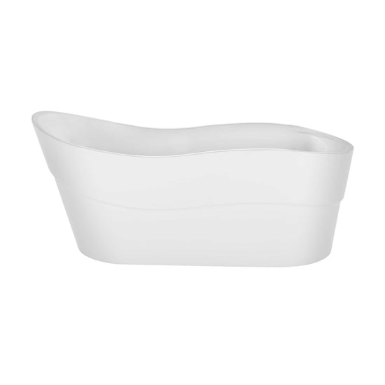 67" Freestanding Soaking Tub with Left Drain