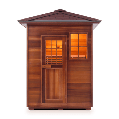 Enlighten MoonLight - 3 Person Indoor/Outdoor Traditional Sauna