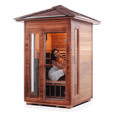 Enlighten Diamond - 2 Person Indoor/Outdoor Hybrid Sauna