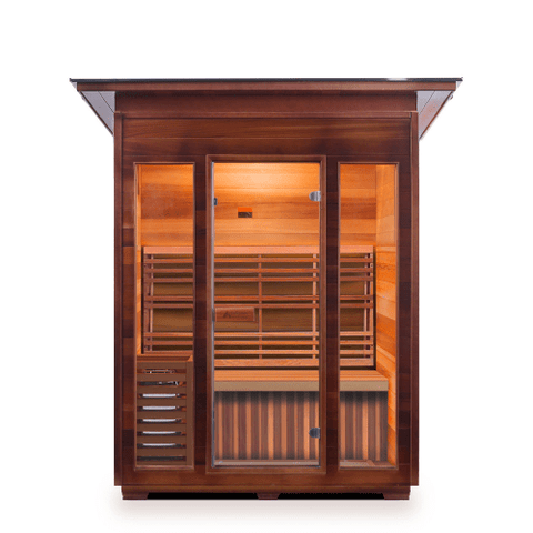 Image of Enlighten SunRise - 3 Person Indoor/Outdoor Traditional Sauna