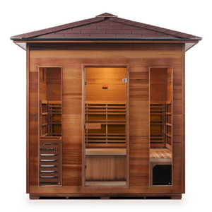 Enlighten SunRise - 5 Person Indoor/Outdoor Traditional Sauna