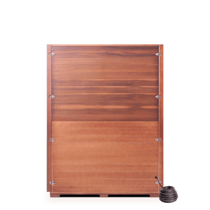 Enlighten Sierra 4-Person Corner Peak Roof Full Spectrum Infrared Indoor Sauna