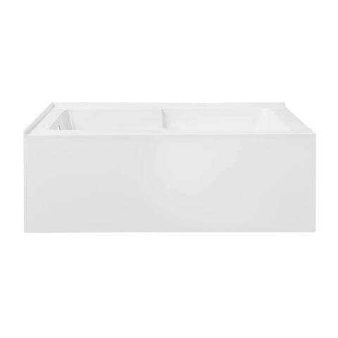 Image of Swiss Madison  Claire 60" x 32" Left-Hand Drain Alcove Tub 