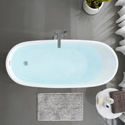 Swiss Madison Sublime 67" Single Slipper Freestanding Bathtub