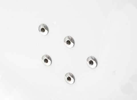 Image of EAGO AM152ETL-6 6 ft Clear Rectangular Acrylic Whirlpool Bathtub