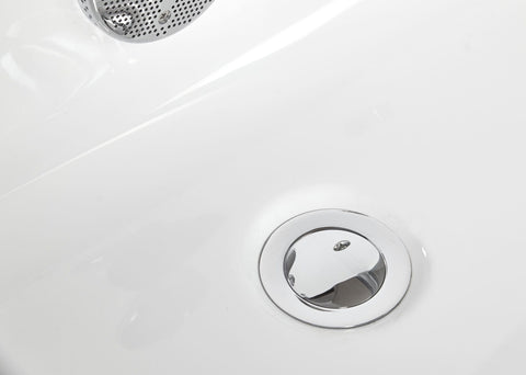 EAGO AM152ETL-5 5 ft Clear Rectangular Acrylic Whirlpool Bathtub