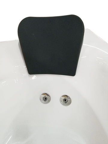 Image of EAGO AM161-L 59" Single Person Corner White Acrylic Whirlpool Bath Tub