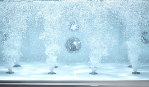 Image of EAGO AM196ETL 6 ft Clear Rectangular Acrylic Whirlpool Bathtub for Two